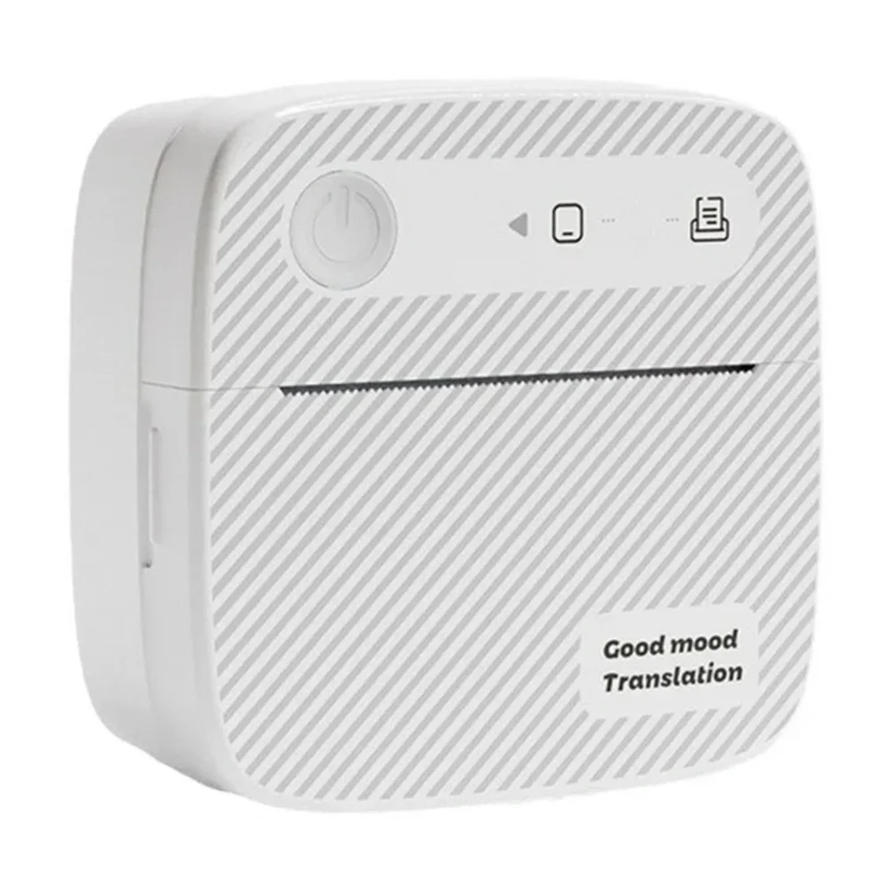 Portable White Thermal Label Printer for Cell Phones & Accessories